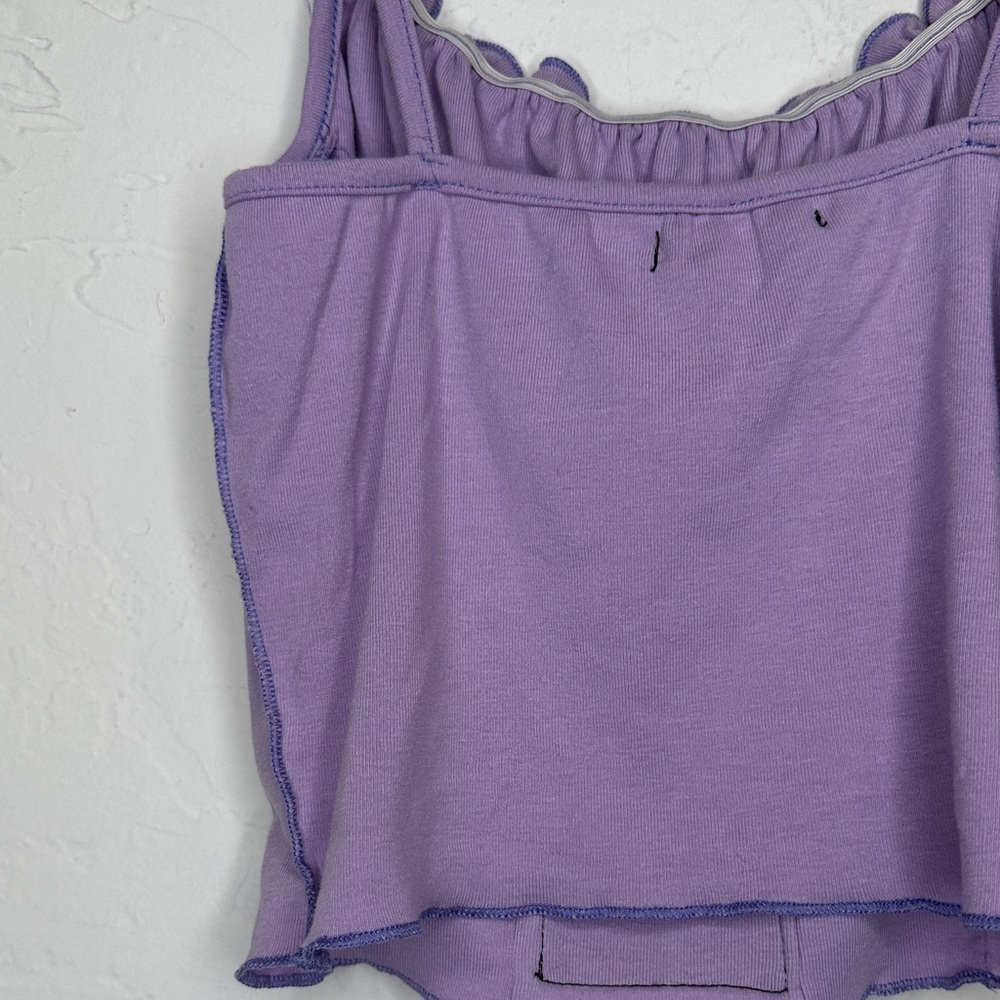 Chic Lavender Ruffled Camisole Size Small - Picture 9 of 12